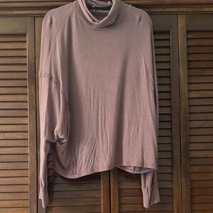 Cozy Mauve Turtleneck Sweater